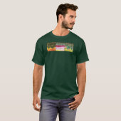 Vliegende boegroop regenboogforel t-shirt (Voorkant volledig)