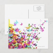 Vliegende boter briefkaart (Voorkant / Achterkant)