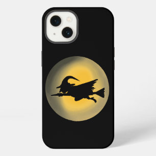 Vliegende Boze Heks Silhouet iPhone 13 Hoesje
