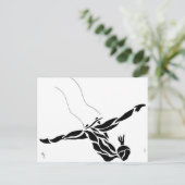 Vliegende briesjes briefkaart (Staand voorkant)