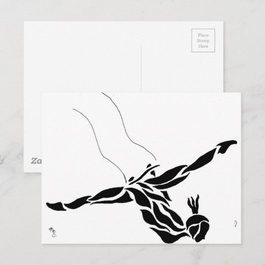 Vliegende briesjes briefkaart (Voorkant / Achterkant)