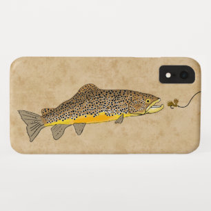 Vliegende bruine forel Case-Mate iPhone case