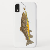 Vliegende bruine forel Case-Mate iPhone case (Achterkant)
