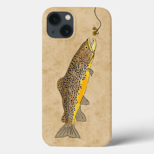 Vliegende bruine forel Case-Mate iPhone case