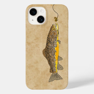 Vliegende bruine forel Case-Mate iPhone 14 hoesje