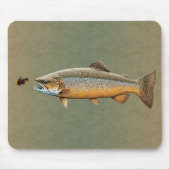 Vliegende bruine forel muismat (Voorkant)