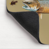 Vliegende bruine forel muismat (Hoek)