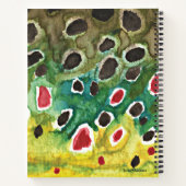 Vliegende bruine forel notitieboek (Achterkant)