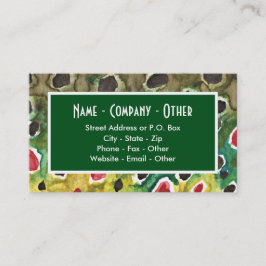 Vliegende bruine forel visitekaartje