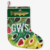 Vliegende bruine forel zijn of haar persoonlijke kleine kerstsok (Voorkant)