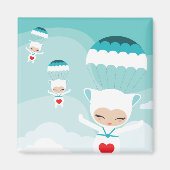 Vliegende bubillinas magneet (Voorkant)