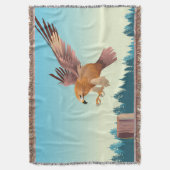 vliegende buizerd deken (Voorkant Verticaal)