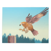 vliegende buizerd notitieblok (Voorkant)