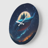 Vliegende bultrug walvis maanlicht Zee sterrenboss Grote Klok (Hoek)