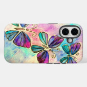 Vliegende Butterfly iPhone Case (Achterkant (horizontaal))