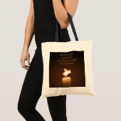 Vliegende Canvas tas met kaars (Voorkant (product))