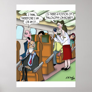 vliegende Cartoon 9420 Poster