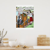 vliegende Cartoon 9420 Poster (Keuken)