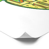 Vliegende cartoons poster (Hoek)