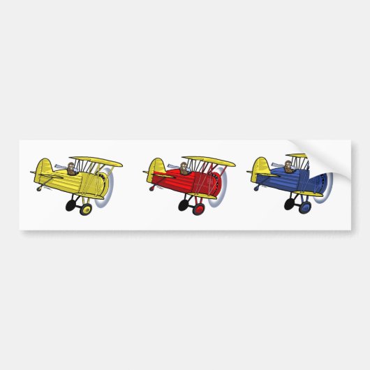 Vliegende circus bumper sticker (Voorkant)