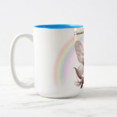 Vliegende Dachshund Gepersonaliseerd Mok (Links)