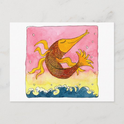 Vliegende dingen... briefkaart (Voorkant)