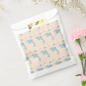 Vliegende dolfijn levert brieven illustratie bedankzakje (Gezegeld)