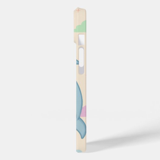 Vliegende dolfijn levert brieven illustratie Case-Mate iPhone case (Achterkant / Links)