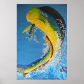 Vliegende dolfijn poster (Voorkant)