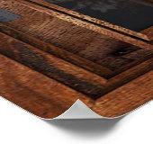 Vliegende, donkere, ingesloten vensterverlichting poster (Hoek)