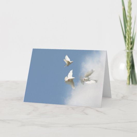 Vliegende doven kaart (Voorkant)