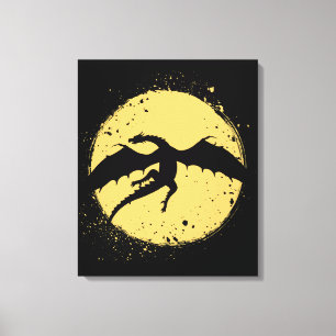 Vliegende Draak Canvas Afdruk