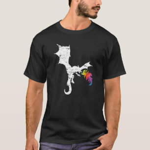 Vliegende draak Fantasie Aziatisch Dier Vuur Drago T-shirt