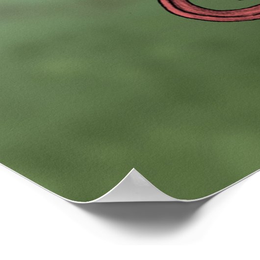 Vliegende draak poster (Hoek)