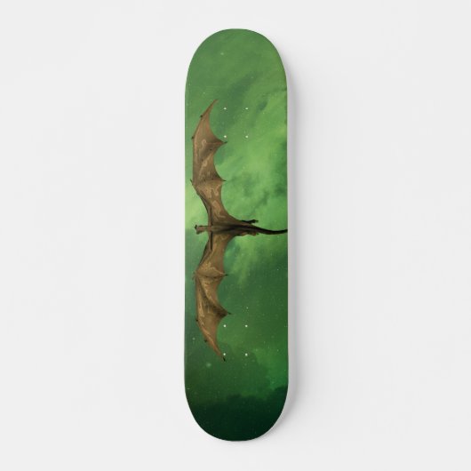 Vliegende dragon Green Nebula Galaxy Mythological Persoonlijk Skateboard (Voorkant)