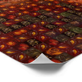 Vliegende drakenaanval Fotomozaïek poster (Hoek)