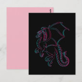 vliegende drakenbriefkaart briefkaart (Voorkant / Achterkant)