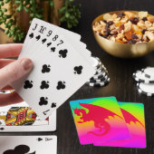 vliegende drakenkaarten pokerkaarten (Insitu)