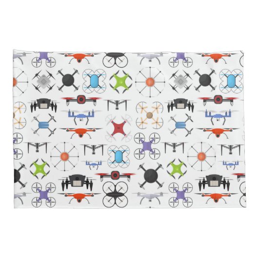 vliegende drone kussensloop (Achterkant-Rechts)