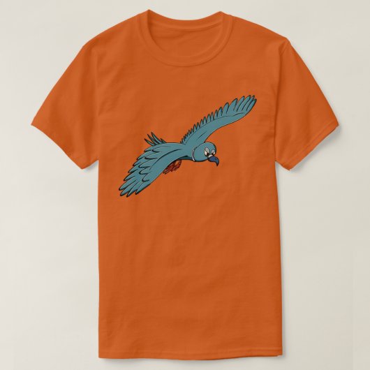 Vliegende duif 5 t-shirt (Design voorkant)