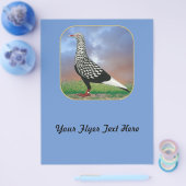 Vliegende duif en wolken flyer (Enkel)