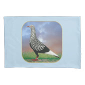 Vliegende duif en wolken kussensloop (Voorkant)