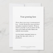 Vliegende duif hoop geloof vrijheid inspirerende k aankondiging (Achterkant)