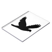 Vliegende Duif Silhouet Notitieboek (Linkerzijde)