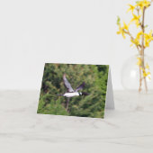 Vliegende Duiker Notecard Kaart (Gele Bloem)