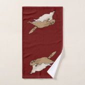 Vliegende eekhoorn bad handdoek (Handdoek)