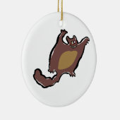vliegende eekhoorn keramisch ornament (Rechts)
