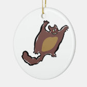 vliegende eekhoorn keramisch ornament (Links)