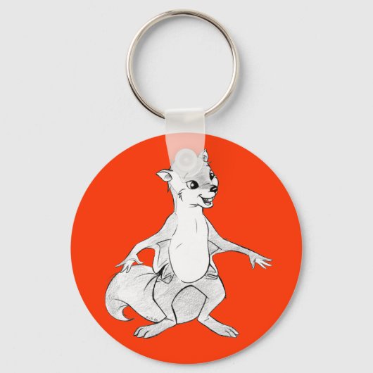 Vliegende eekhoorn sleutelhanger (Voorkant)