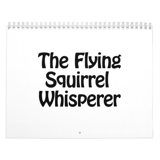 vliegende eekhoornfluistering kalender (Hoes)